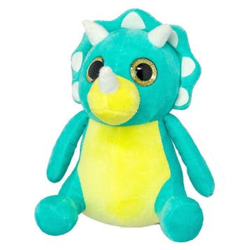 Wild Planet triceratops knuffel - pluche - 19 cm - dino, Verzenden, Nieuw