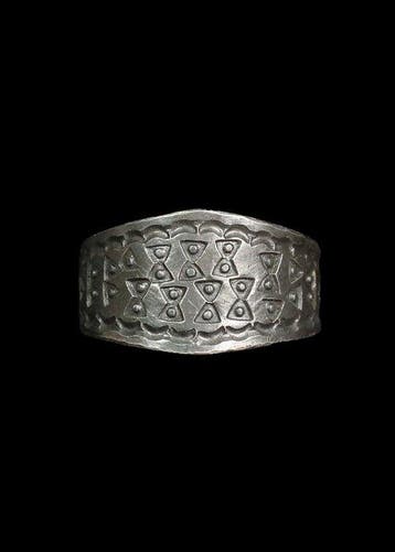Viking periode Zilver Geometrische vingerring