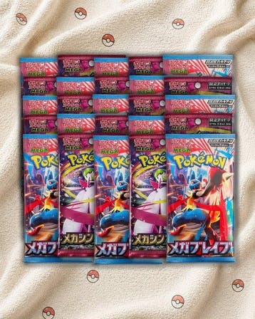 Pokémon - 25 Booster pack - Pokémon TCG MEGA - MEGA b/MEGA s, Nieuw