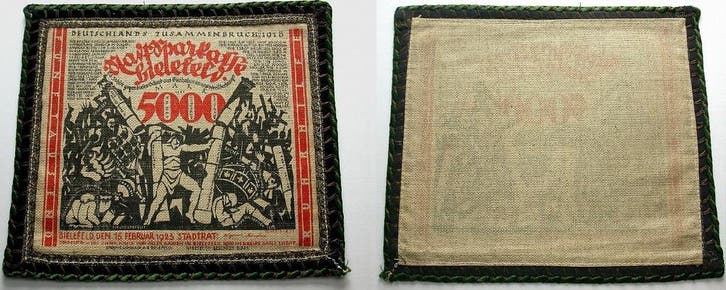 5000 Mark 15 2 1923 Stadtsparkasse Bielefeld, Postzegels en Munten, Munten | Nederland, Verzenden