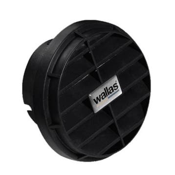 Wallas uitblaasmond, afsluitbaar 75 mm, Ophalen of Verzenden, Nieuw