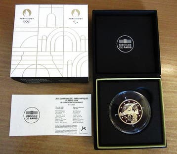 Frankrijk. 2 Euro 2024 La Tour Eiffel Danse Proof (Zonder