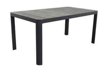 VDG Queens tuintafel antraciet - 160 x 90 cm., Verzenden, Nieuw, Rond, Overige materialen