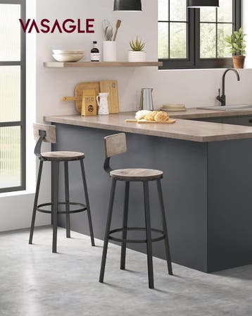 2x barkruk - hoge keukenkrukken - stalen frame - 73 cm, Verzenden, Nieuw