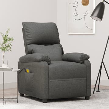 Massage Stoel - Donkergrijs | Laatste Stuk!, 125 tot 150 cm, Ophalen of Verzenden, Zo goed als nieuw, Modern
