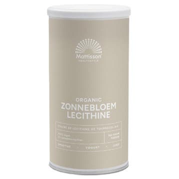 Mattisson Zonnebloem Lecithine Poeder Biologisch 180g, Verzenden, Nieuw