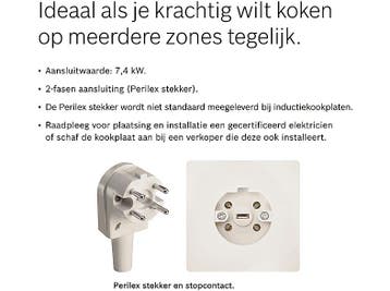Bosch - Inductie Kookplaat - Zwart, Verzenden, Nieuw, Inductie, 4 kookzones