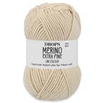 DROPS Merino Extra Fine Uni Colour - 50 lichtbeige - Wol G, Ophalen of Verzenden, Nieuw