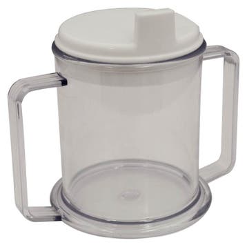 Drinkbeker met 2 handvatten, deksel en tuitje, Ophalen of Verzenden, Nieuw