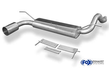 FOX Honda Civic 5 einddemper dwars - 1x114 Type 10, Auto-onderdelen, Verzenden, Nieuw