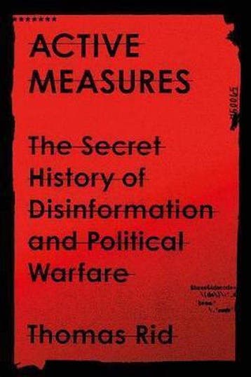 Active Measures - Thomas Rid 9780374287269, Verzenden, Zo goed als nieuw, Thomas Rid
