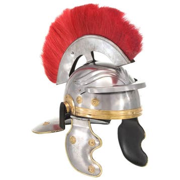 vidaXL Soldatenhelm Romeins replica staal zilverkleurig, Verzenden, Nieuw