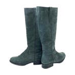 Helioform - Hoge nubuck dames laarzen - Petrol - Maat 38,5, Nieuw