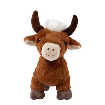 Knuffel Koe bruin Garry middel 29cm, Verzenden, Nieuw