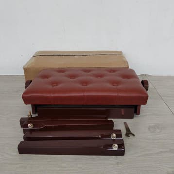 (B-Stock) Innox PB 10RB pianobank rood / bruin, Verzenden, Nieuw
