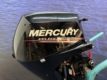 Mercury 10 pk buitenboordmotor | Nieuwstaat | Handstart, 5 tot 10 pk, Viertaktmotor, Ophalen of Verzenden, Zo goed als nieuw