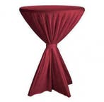 Statafelhoes model Fiesta 80-90 cm kleur bordeaux - statafel, Overige materialen, Rond, Nieuw, 50 tot 100 cm