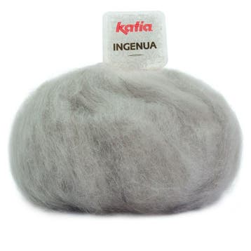 Katia Ingenua - 74 lichtgrijs - Mohair Garen, Ophalen of Verzenden, Nieuw