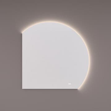 HIPP Design spiegel Moon-Line Ronding Rechts - Indirecte, Ophalen of Verzenden, Nieuw
