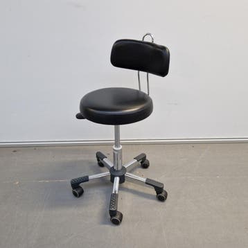 Greiner medische werkstoel - zwarte skai, Ophalen of Verzenden, Nieuw