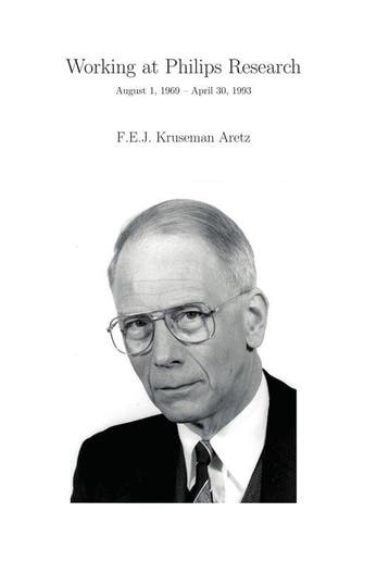 9789465266114 Working at Philips Research, Verzenden, Nieuw, F.E.J. Kruseman Aretz