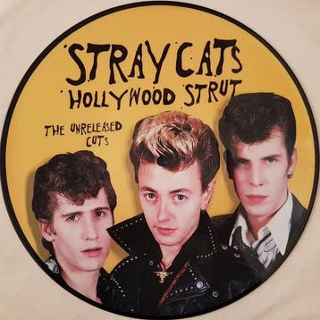 vinyl picture / shape - Stray Cats - Hollywood Strut, Cd's en Dvd's, Verzenden, Zo goed als nieuw