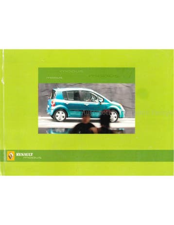 2004 RENAULT MODUS INSTRUCTIEBOEKJE NEDERLANDS, Auto diversen, Handleidingen en Instructieboekjes