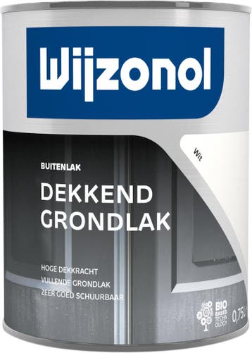 Wijzonol Dekkend Grondlak Wit 750 ml, Ophalen of Verzenden, Nieuw