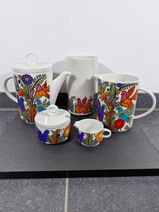 Villeroy & Boch - Christiane Reuter - Koffie- en theeservies, Antiek en Kunst, Antiek | Meubels | Tafels