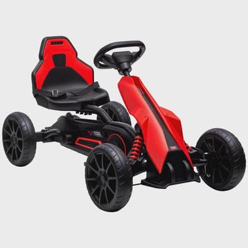 Kinder Trappen Go-Kart met Verstelbare Stoel en Stille EVA W, Verzenden, Nieuw
