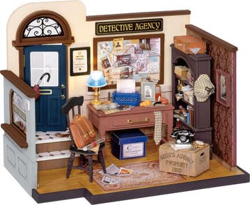 Robotime Moses Detective Agency DIY Houten Modelbouw, Verzenden, Nieuw