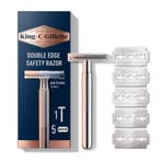 King C. Gillette Double Edge Safety Razor Scheerapparaat, Verzenden, Nieuw
