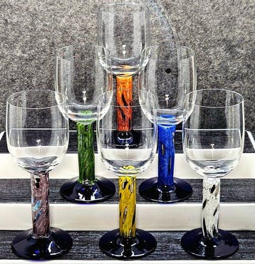 |- (6) x *Prunkvolle Misterstücke von *WMF Cristal Cabinet*, Antiek en Kunst