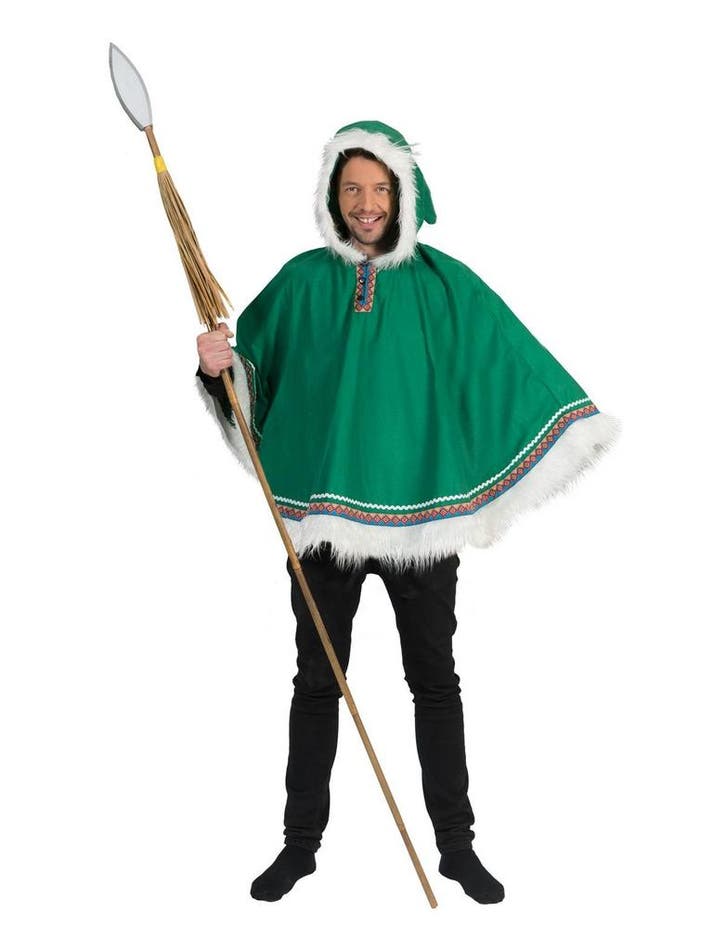 Eskimo Cape Kimo Heren, Kleding | Heren, Carnavalskleding en Feestkleding, Nieuw, Ophalen of Verzenden