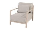4SO Mykonos loungestoel - latte, Tuin en Terras, Tuinstoelen, Verzenden, Nieuw, Overige materialen