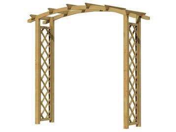 Veiling - Woodvision Grenen rozenboog - 285x230x45cm, Tuin en Terras, Nieuw