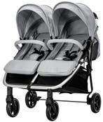 Lorelli Duo Grey/Silver Duowagen incl. Luiertas, Kinderen en Baby's, Buggy's, Verzenden, Nieuw