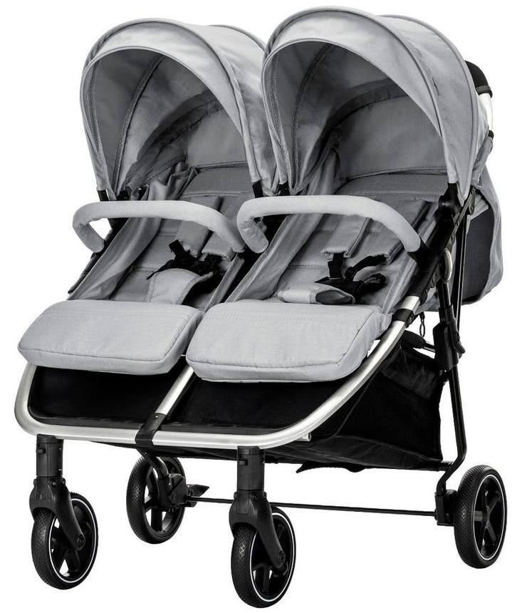 Lorelli Duo Grey/Silver Duowagen incl. Luiertas, Kinderen en Baby's, Buggy's, Nieuw, Verzenden