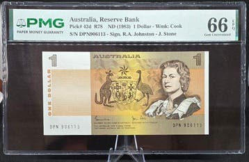 Australië. - 1 Dollar 1983 - Pick 42d / R78 (Zonder