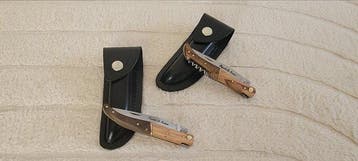Laguiole Le Rustique - Tafelmessenset - Staal, Hout - Set