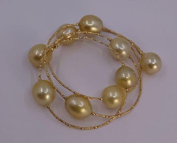 Armband - 18 karaat Geel goud, ALGT gecertificeerde diepe, Nieuw