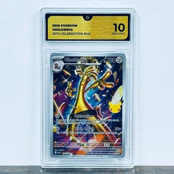 Pokémon Graded card - Gholdengo 142 - 30th Anniversary –, Nieuw