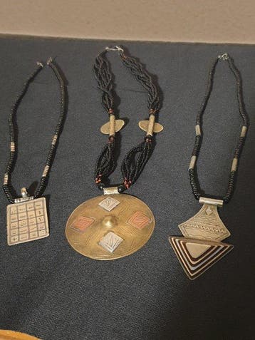 Brons - 3-delige sieradenset - 3 Tuareg-sieraden