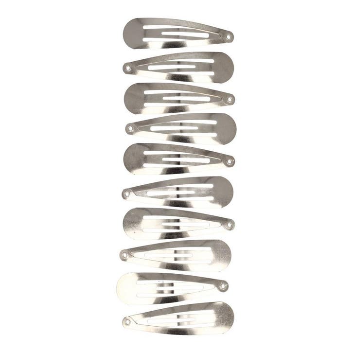 Haarspeld Klikklak 5cm - Basic - Zilver - Set van 10, Sieraden, Tassen en Uiterlijk, Uiterlijk | Haarverzorging