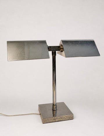 Ralph Lauren Home - Tafellamp - Art Deco - Chroom, Staal, Antiek en Kunst