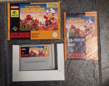 An American tail Fievel goes west (Snes tweedehands game), Ophalen of Verzenden, Zo goed als nieuw