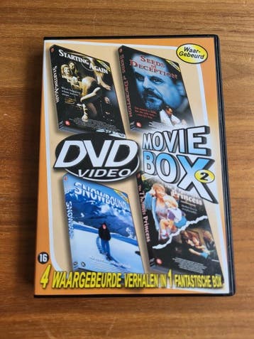 DVD - Moviebox Nr 2 - 4 waargebeurde dramas, Vanaf 16 jaar, Verzenden, Gebruikt, Overige gebieden