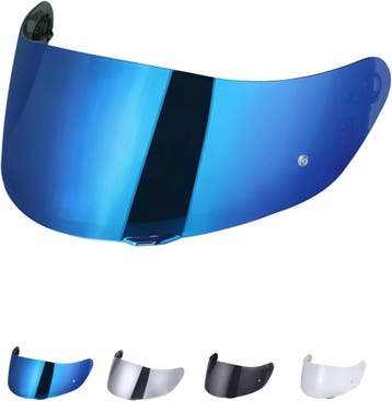 K1 K3SV K5 Helmvizier - Chroom Blauw | 40% Voordeel, Ophalen of Verzenden, Zo goed als nieuw