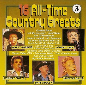 Various - 16 All-Time Country Greats 3, Ophalen of Verzenden, Gebruikt