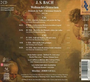 super audio cd - le concert des nations jordi savall - CH..., Cd's en Dvd's, Verzenden, Zo goed als nieuw